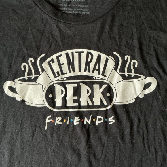 FRIENDS Black Graphic Tee with 2 pair of Friends socks - Picture 2 of 7